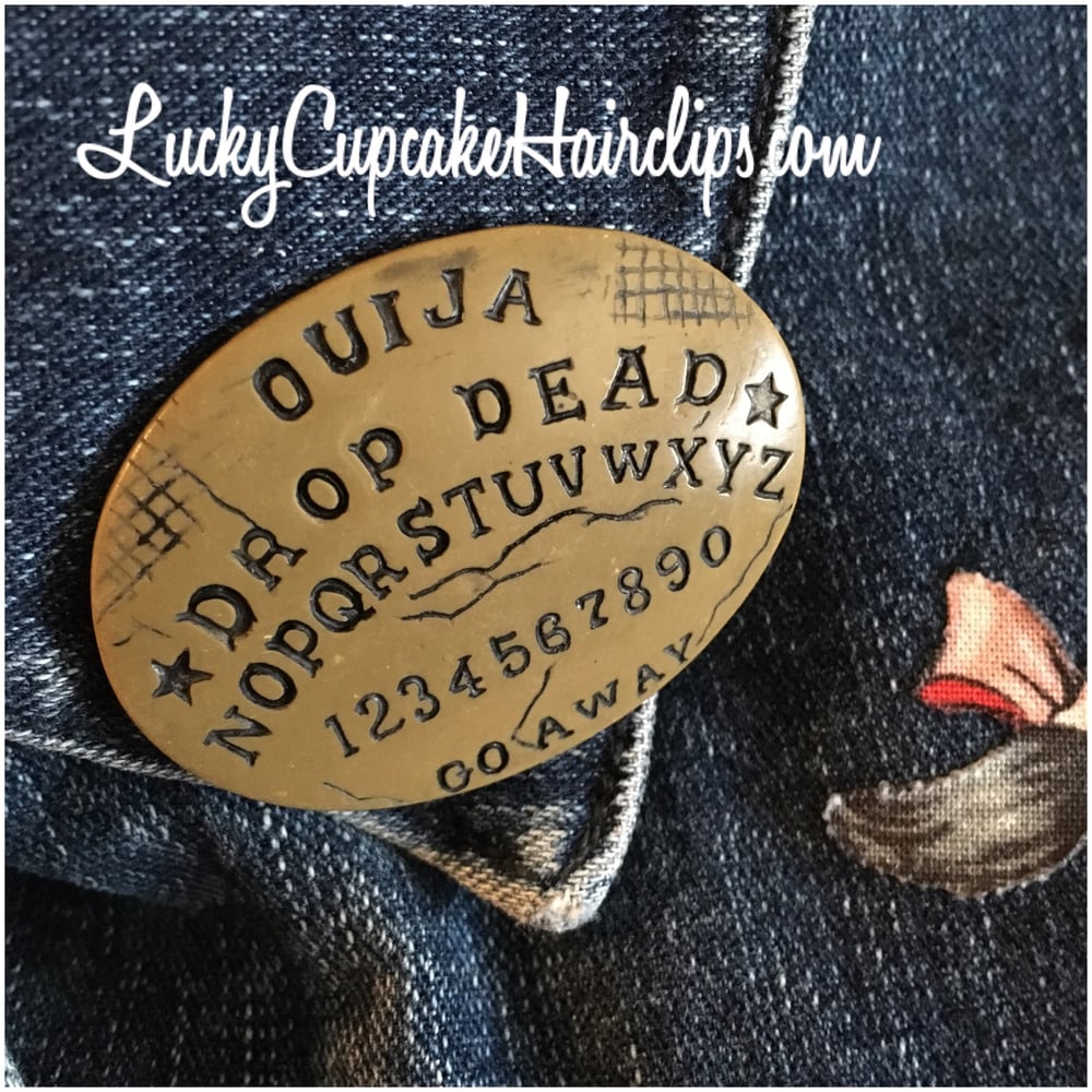 Image of Ouija board inspired pin (two types)