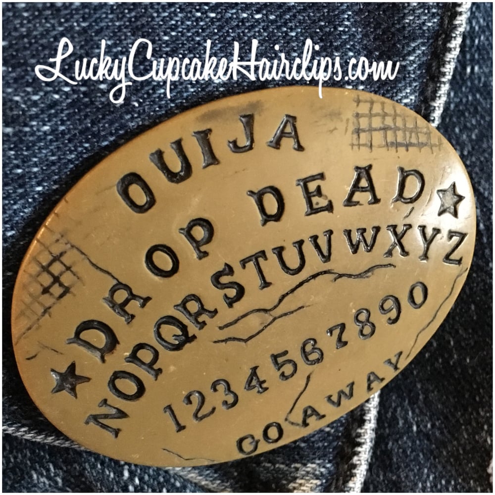 Image of Ouija board inspired pin (two types)