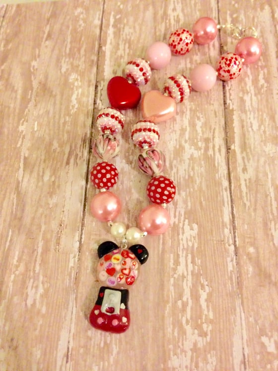 Image of Mickey Mouse Valentines Day Bubblegum machine