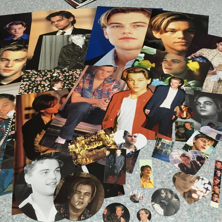 「LEONARDO DISCRAPRIO」 ♥︎ 90s LEO DICAPRIO PAPER SCRAP PACK Image 4