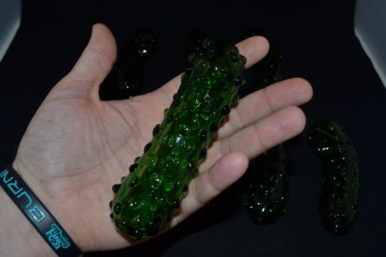 Image of Glass Pickle Pipe
