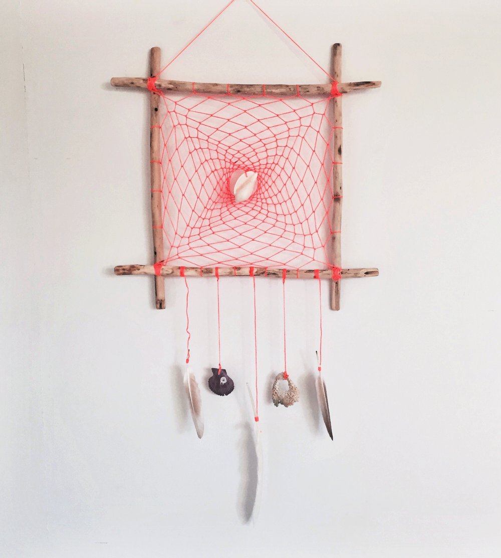 Image of LARGE SQUARE DREAMCATCHER