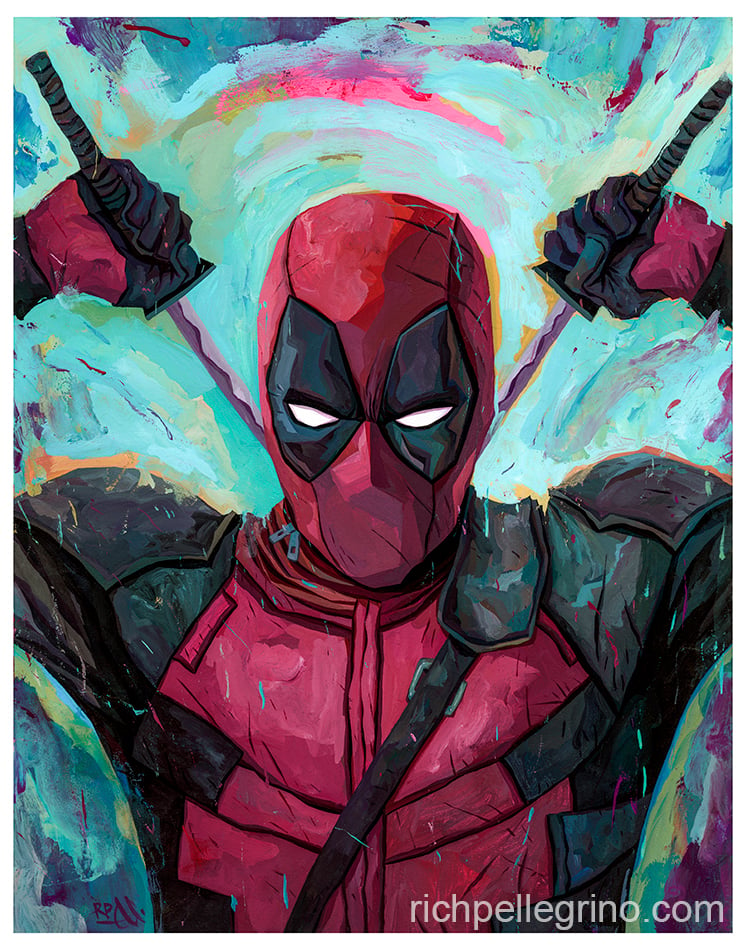 Deadpool 11x14 Print | Rich Pellegrino Art & Illustration