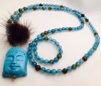 Image 3 of Blue Buddah Kette