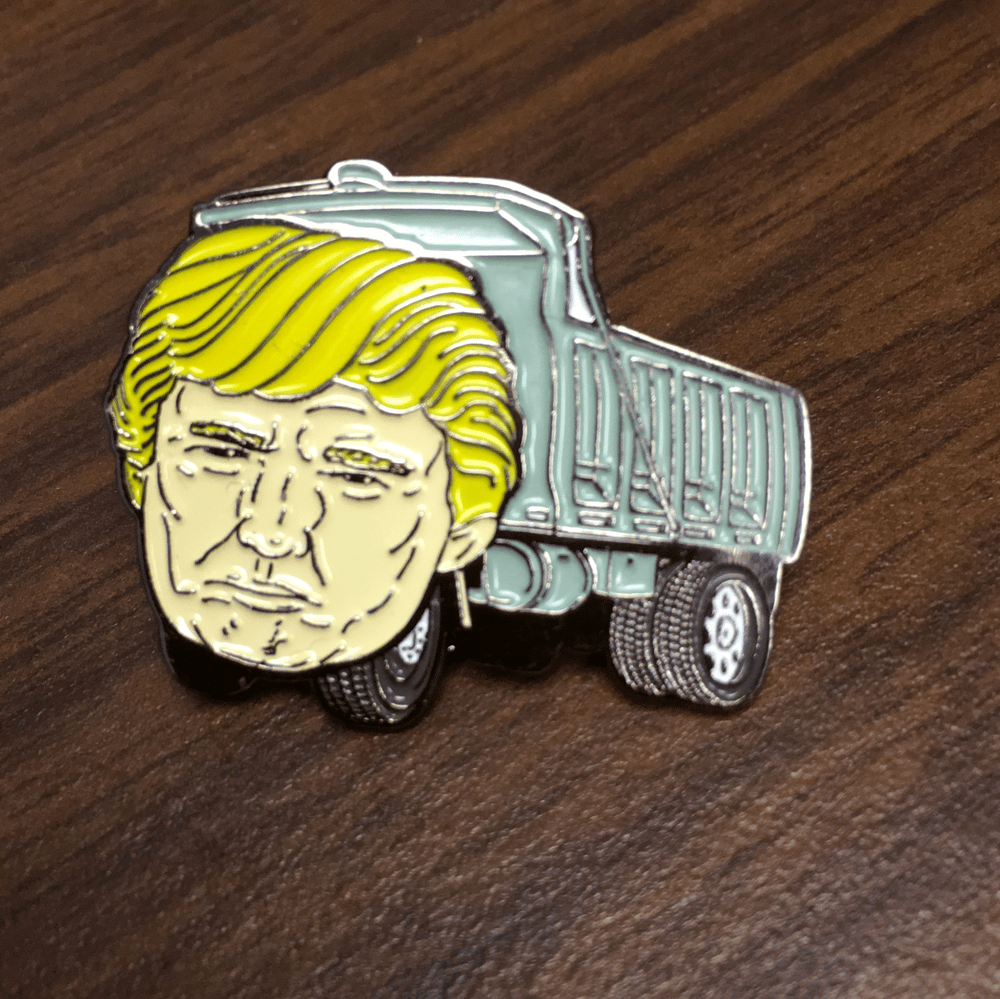 Image of Dump Trump - lapel pin