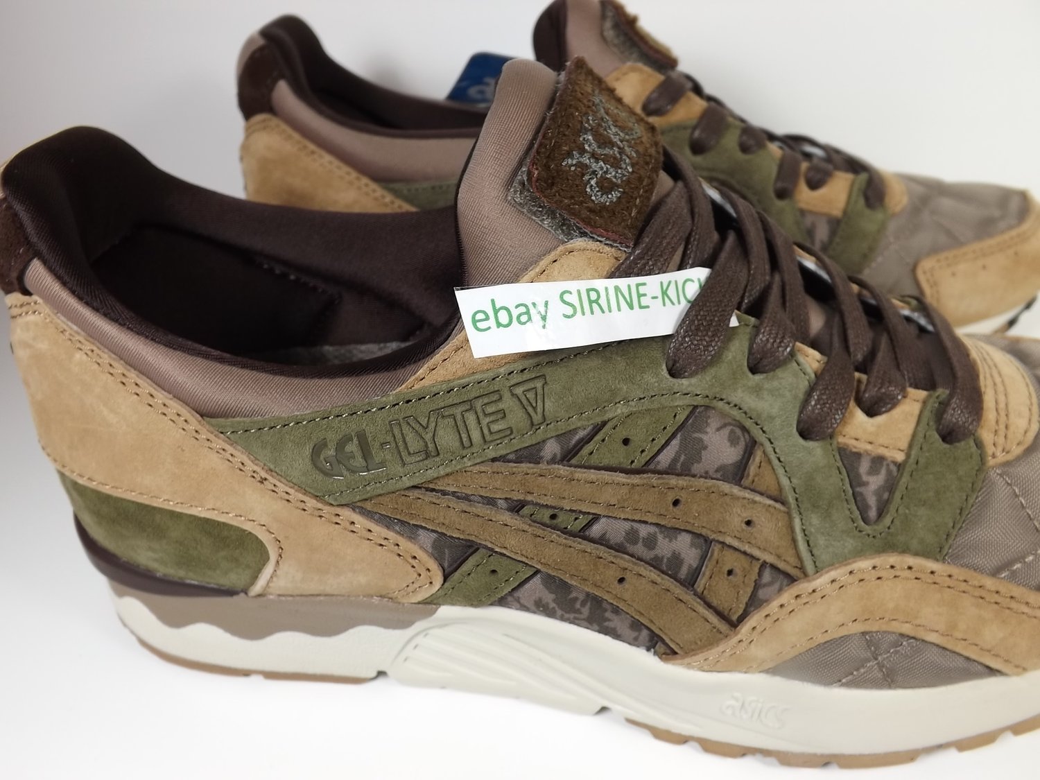 Image of ASICS GEL-LYTE V X KICKS LAB "SBTG" - LIGHT BROWN/MID BROWN 