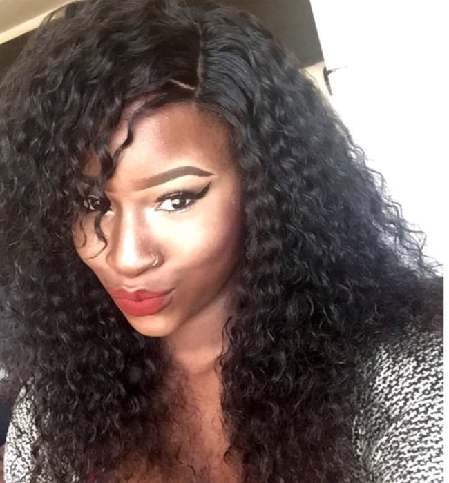 Pure Mink Deep Wave Curly TICKLED PINK HAIR