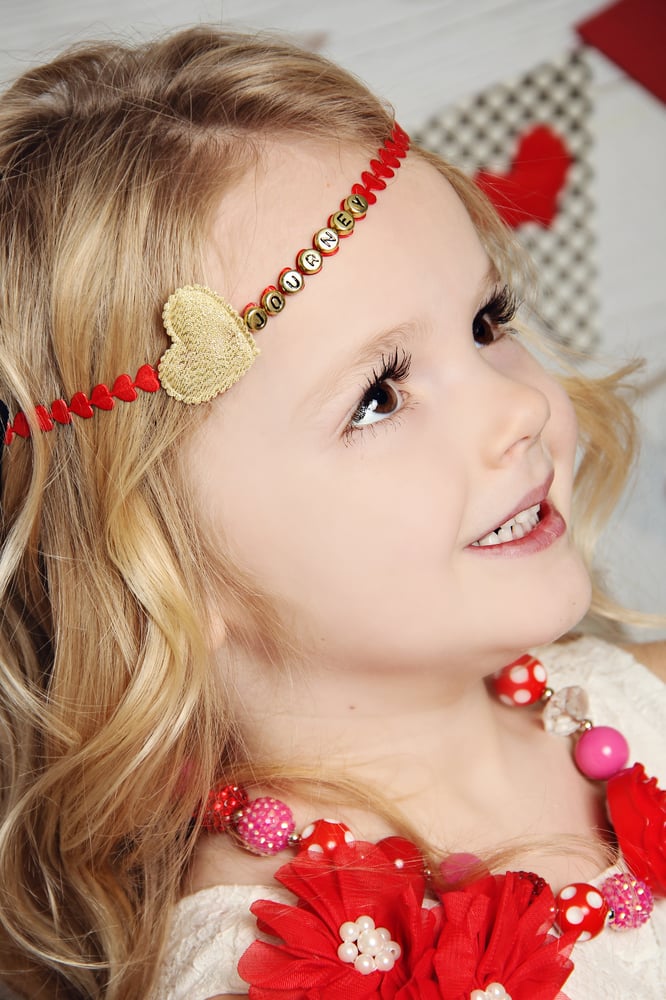 Image of "Golden heart" headband