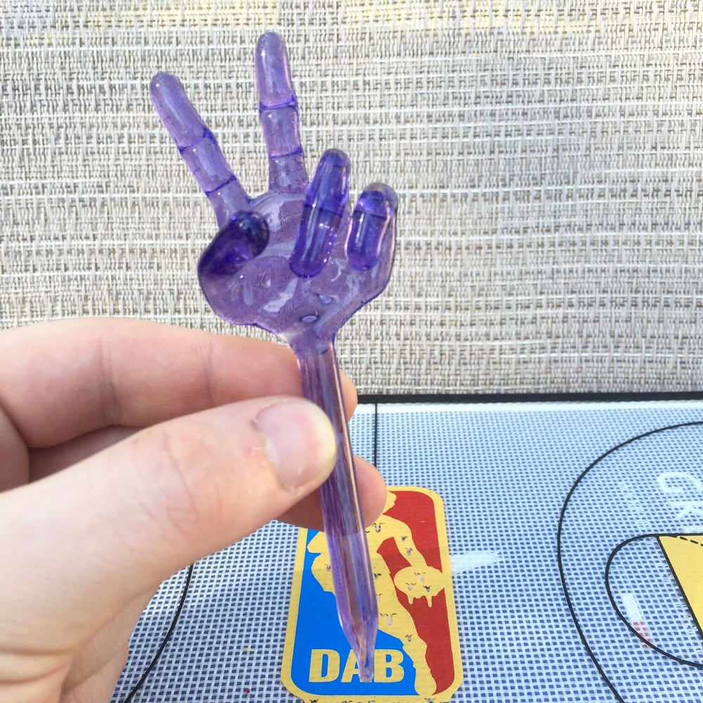 Image of Jooves Glass Purple Lollipop Hand