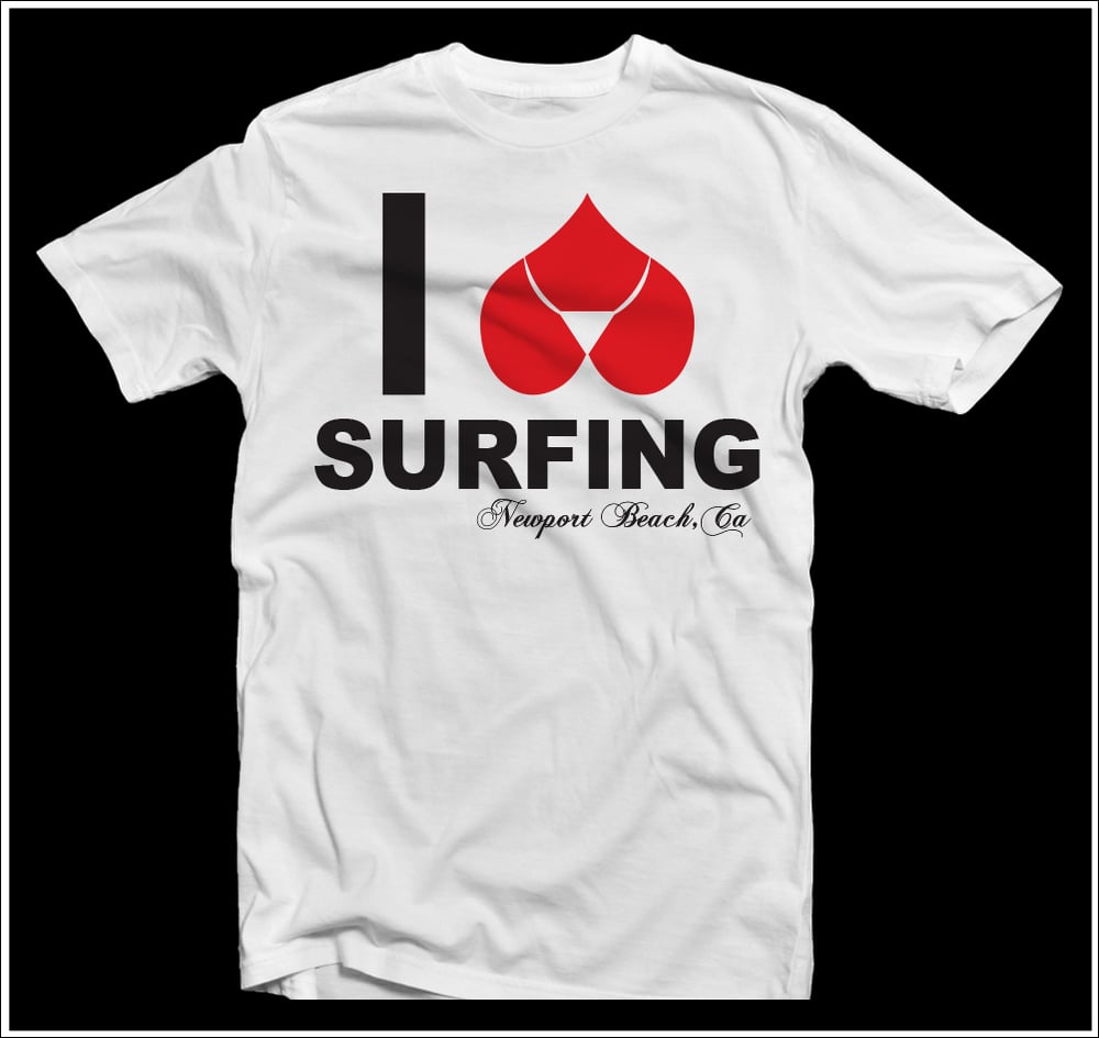 Image of I Love Surfing Tee