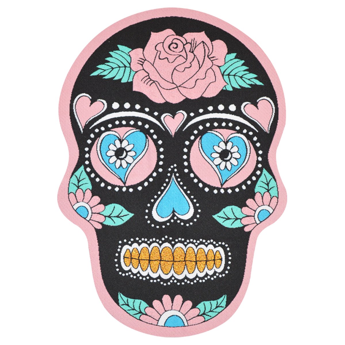 Mexican Skull Back Patch