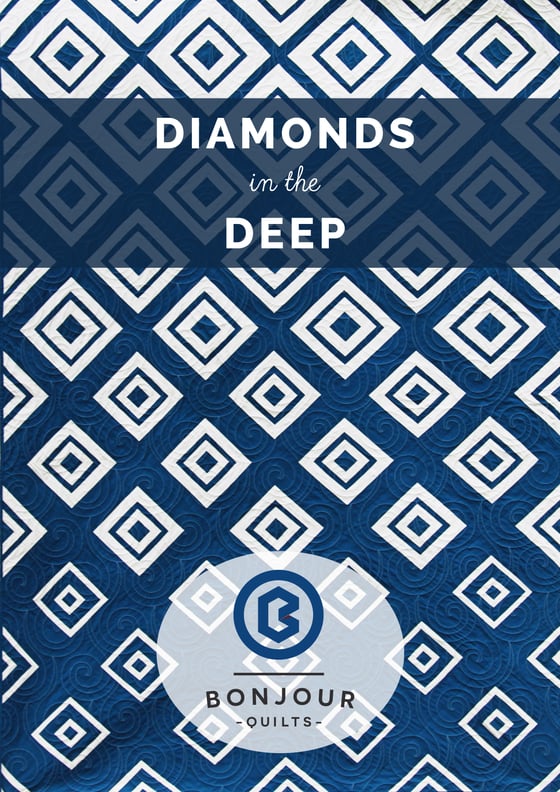 Image of Quilt Pattern PDF - Diamonds in the Deep