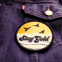 Image 1 of Stay Gold- Iron on Patch