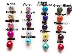 Image of Glow Bead 8mm 18 inch Necklace