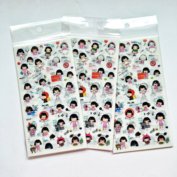 Image of Kawaii Girl Diary Stickers