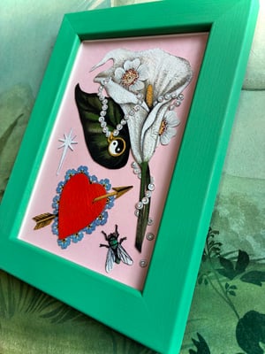 Image of Lily Framed Cutouts Original