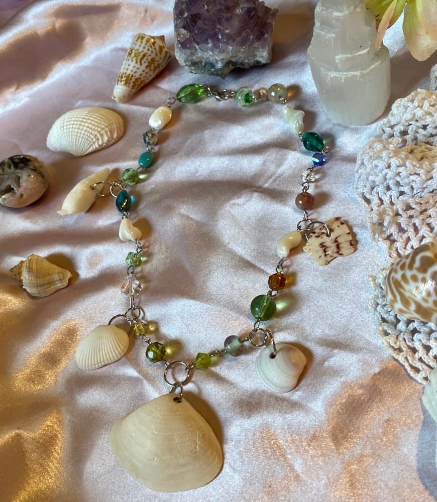 Image of Seashell Charm Necklace
