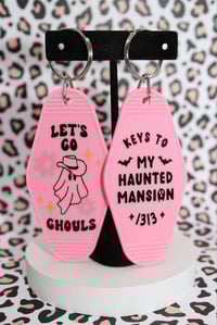 Image 1 of Motel Tag Keychain (2 Options) (Watch these Come to Life on Pinterest)