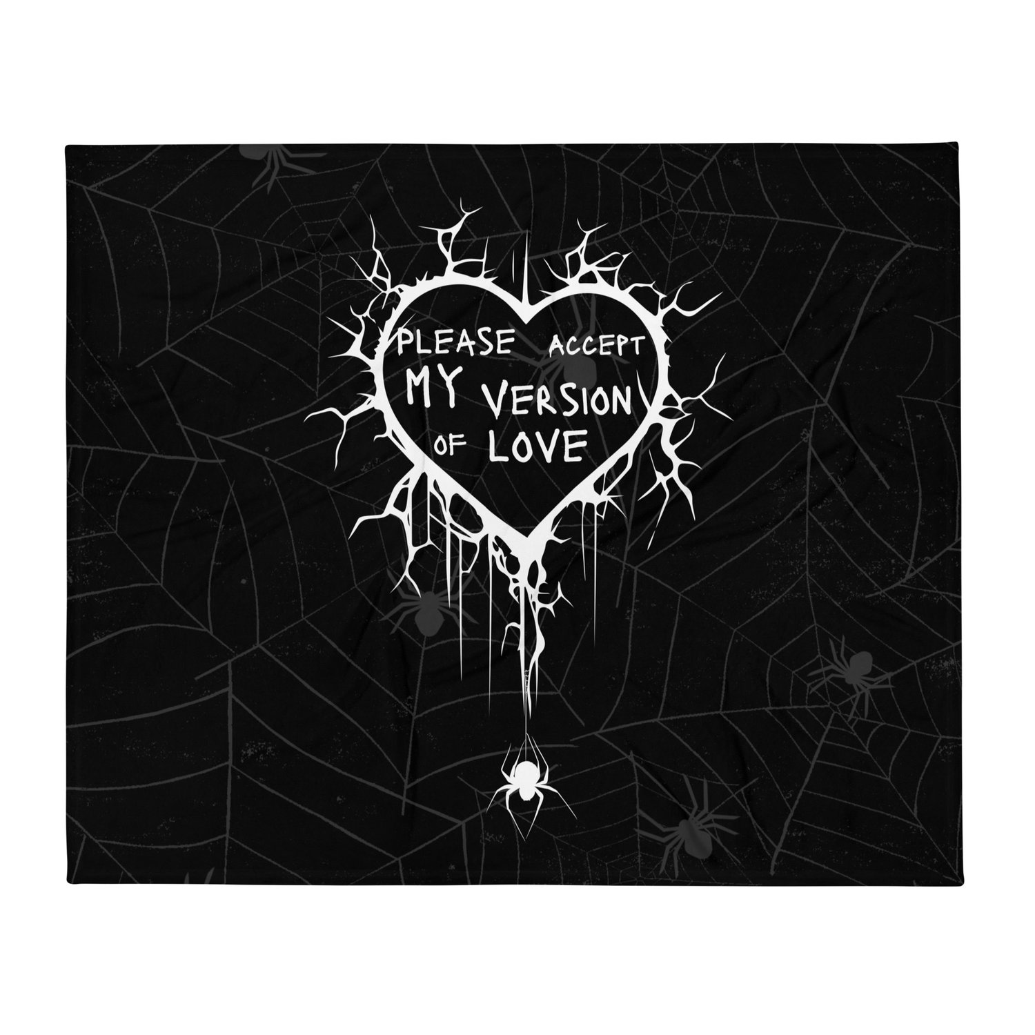 Image of Officially licensed please accept my version of love little stranger Throw Blanket