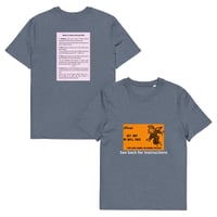 Image 13 of Unisex organic cotton t-shirt (get out of hell free card)