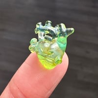 Image 2 of MINIATURE "LAYERS OF LOVE" ANATOMICAL HEART PENDANT 1