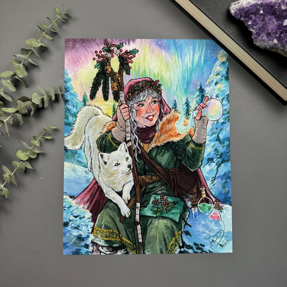 Elixir Witch Signed Watercolor Print