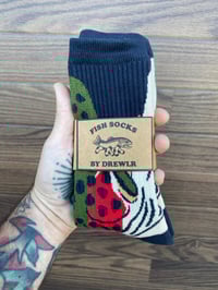 Image 1 of Hungry Rainbow Trout Socks