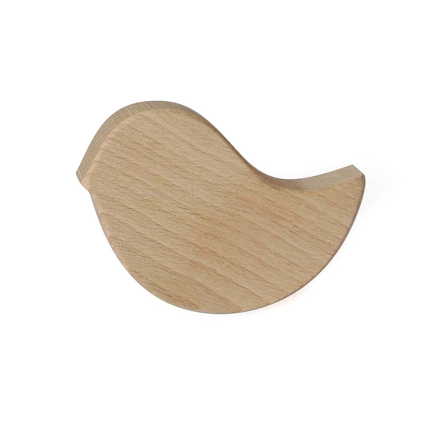 Image of Patère Oiseau en bois de hêtre