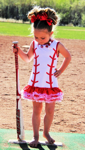 Image of Baseball Tutu Dress
