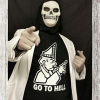 Image 1 of GO TO HELL 'Monopoly Pope' shirt