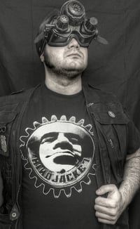 Image 3 of MINDJACKET 'Sunz Ov Industrial' Gear Face Logo shirt