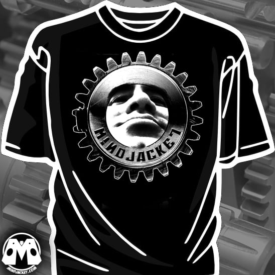 Image of MINDJACKET 'Sunz Ov Industrial' Gear Face Logo shirt