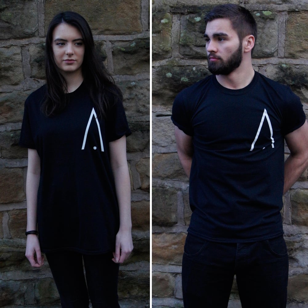Image of Apex 'A' Print T-Shirt - Black