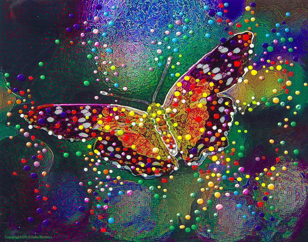 butterfly julia watkins transformation artist energy inner spiritual beauty painting release awakening american impressionist signs pretty