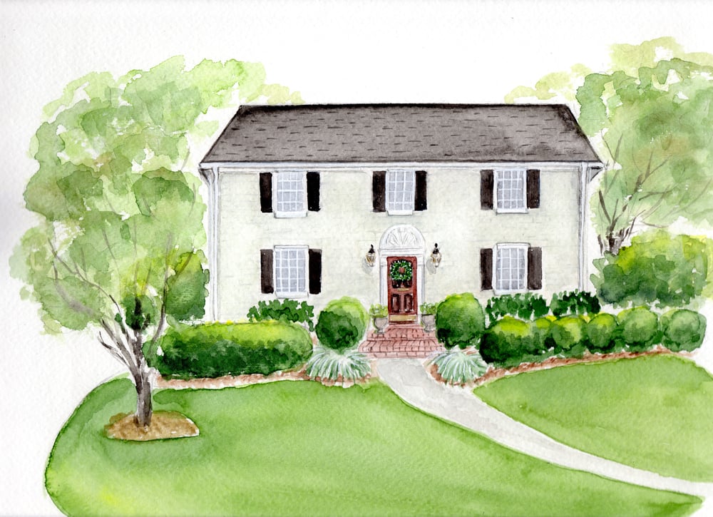 Image of WaterColor - Custom House Illustrations