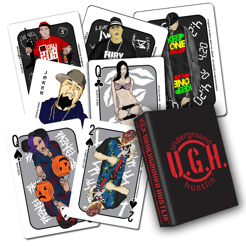 Image of THE 2013 UNDERGROUND HUSTLIN PLAYING CARD DECK!