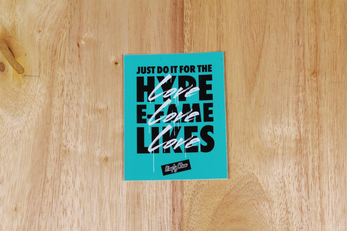 Simply Clean Just Do It Sticker | Simply Clean