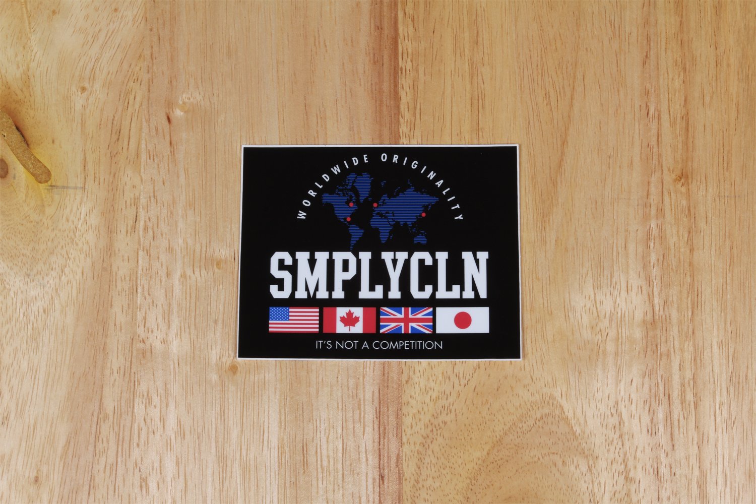 Image of Simply Clean Worldwide Sticker