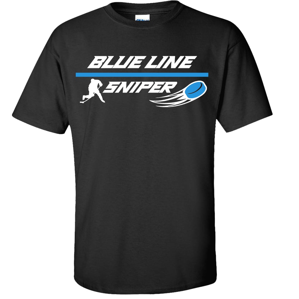 Image of Blue Line Sniper T-Shirt (Unisex Fit)