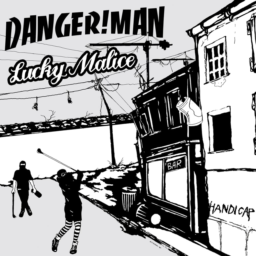 Image of Danger!Man / Lucky Malice - Handicap Col Vinyl Split LP with CD included