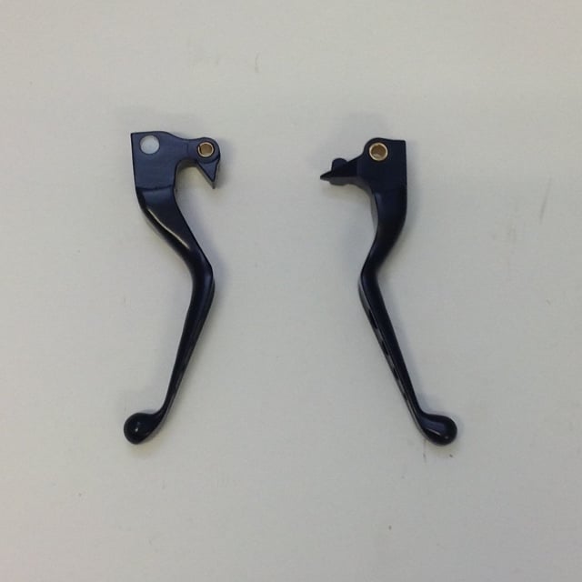 Image of Lever Set (Black or Chrome) for Harley Davidson XL / Sportster
