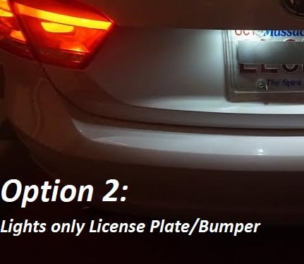 LED license plate lighting license plate lighting for VW Golf 5 Passat  Tiguan