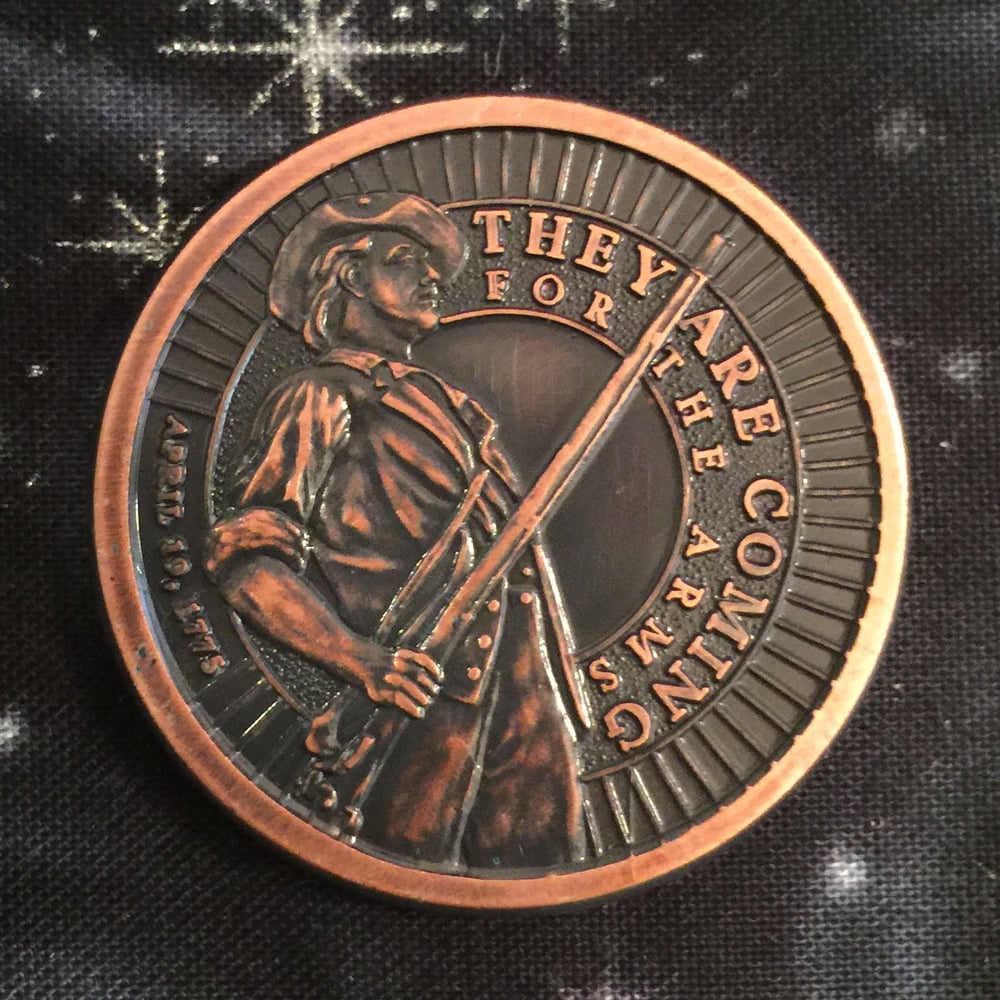 Image of Militia 1oz Copper Challenge Coin