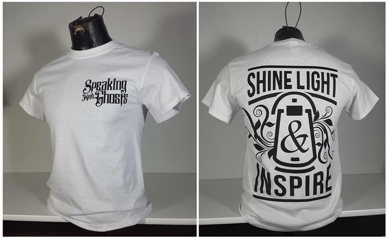 Image of Speaking With Ghosts Black & White Tee