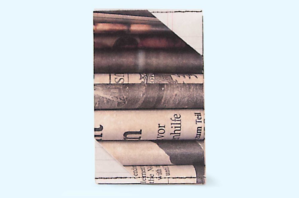Image of Newspaper - Tyvek Card Wallet