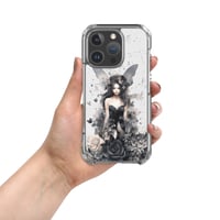 Image 9 of Dark Fairy and Flowers Goth Inspired Mystical Fantasy Clear Case for iPhone®