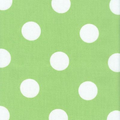 pink and green polka dot fabric