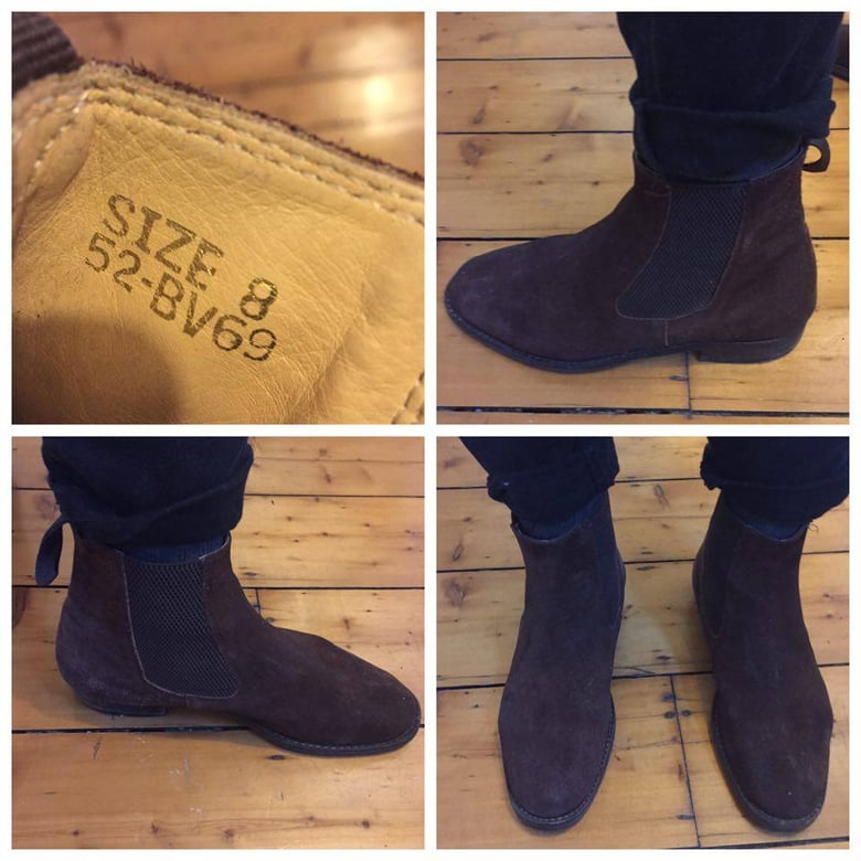 Image of Brown Suede Samuel Windsor Chelsea Boots 