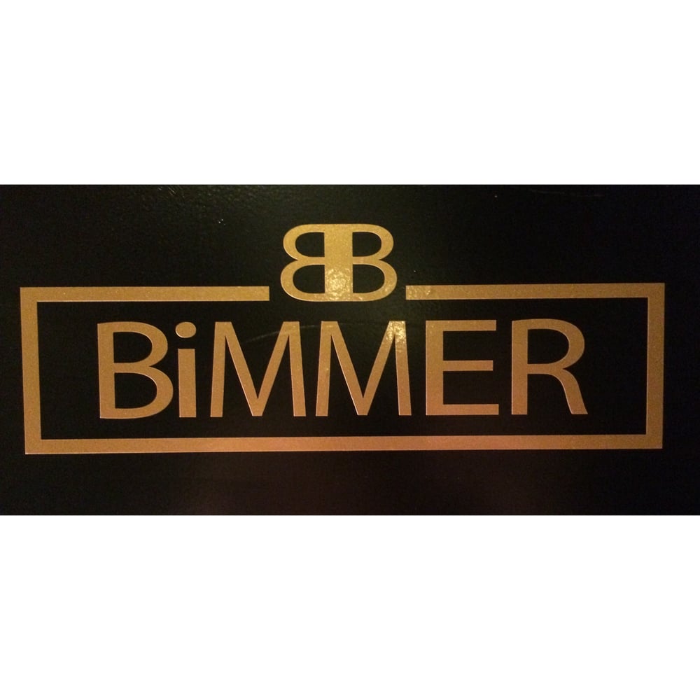Image of Gold 8" BadBimmer Decal