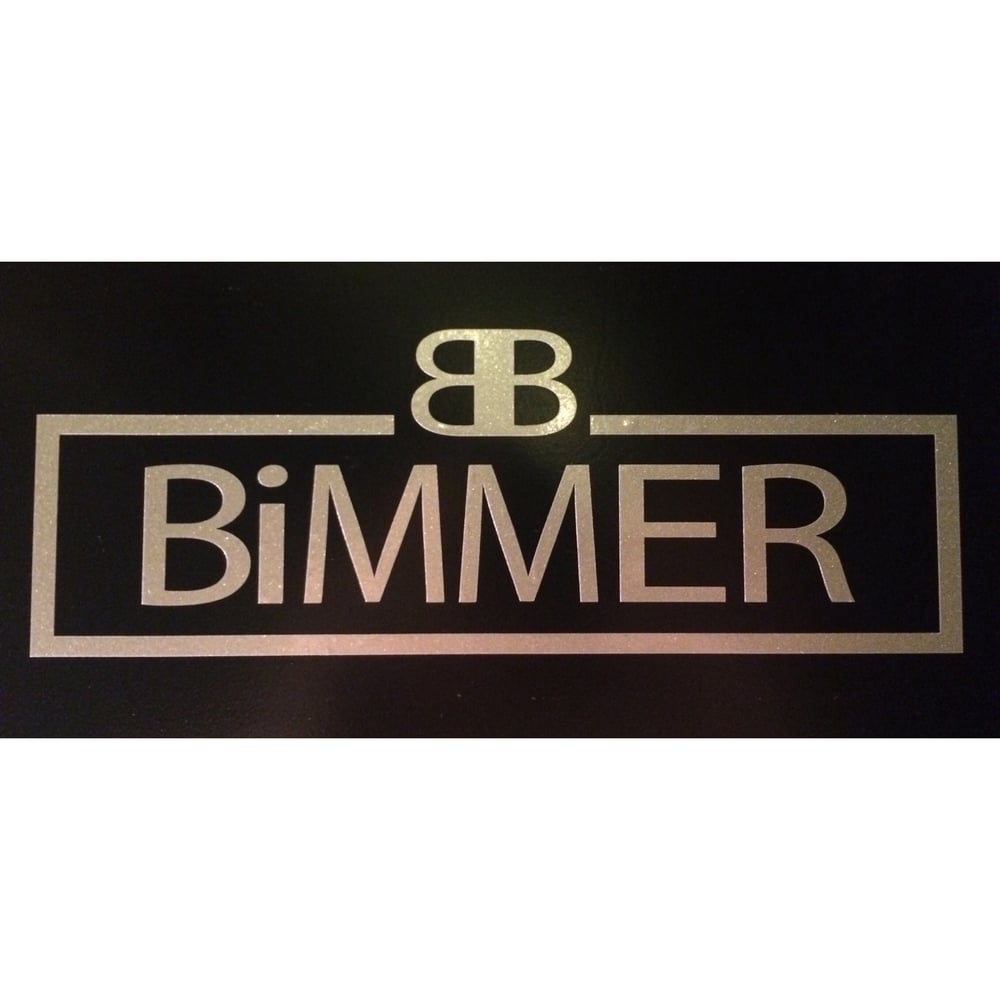 Image of Silver 8" BadBimmer Decal